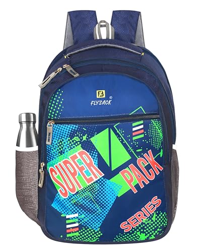 Image of FLYSACK Large 40L For Adults kids school college laptop travel backpack office bag with 3 compartments