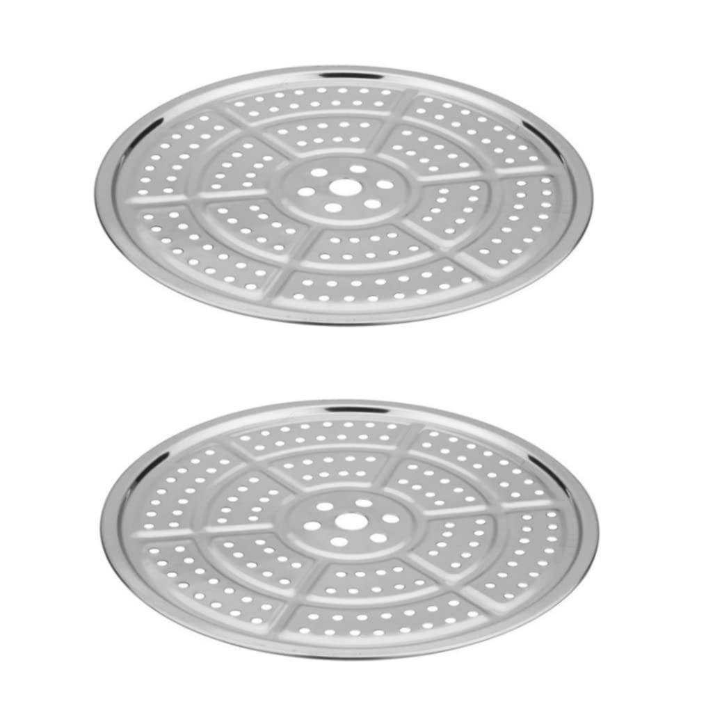 fkngcp Pressure Cooker Canner Rack, Stainless Steel Canning Rack Steaming Tray for Pressure Canner Cooking Toast Baking 2PCS 28cmCanner