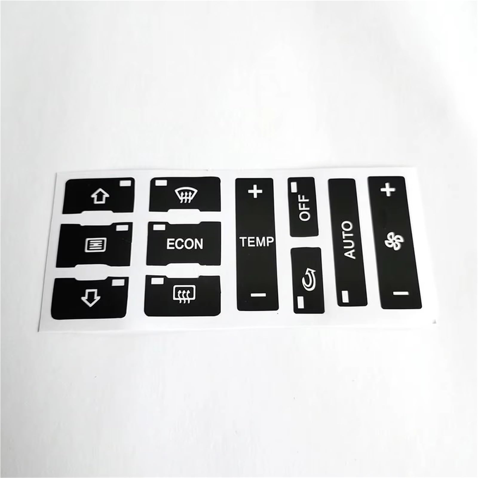 Repair Compatible with for A2 A3 8L AC Button Repair Sticker Kit Fix Car Stickers Air Condition Control Switch Button