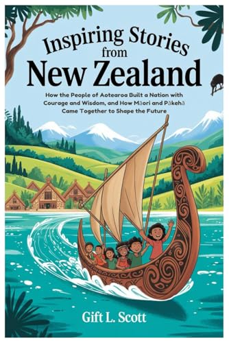 Inspiring Stories from New Zealand: The Complete History for Kids: How the People of Aotearoa Built a Nation with Courage and Wisdom, and How Māori ... (Kids Fun, History and Educational books)