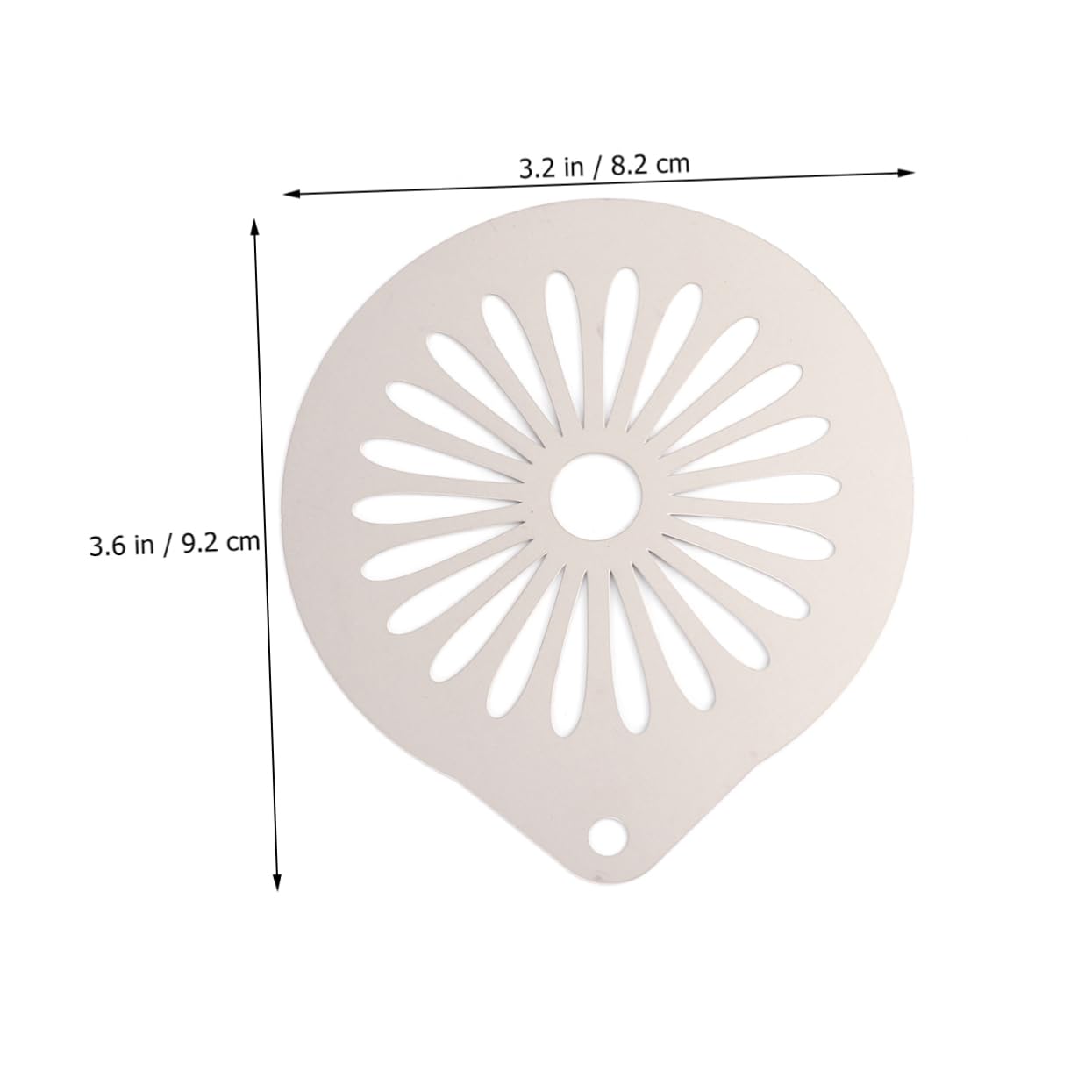 Alipis 3sets Stencil Per Cappuccino Inossidabile Decorazione Per e Latte Art Facili e Utilizzare Per Decorazioni