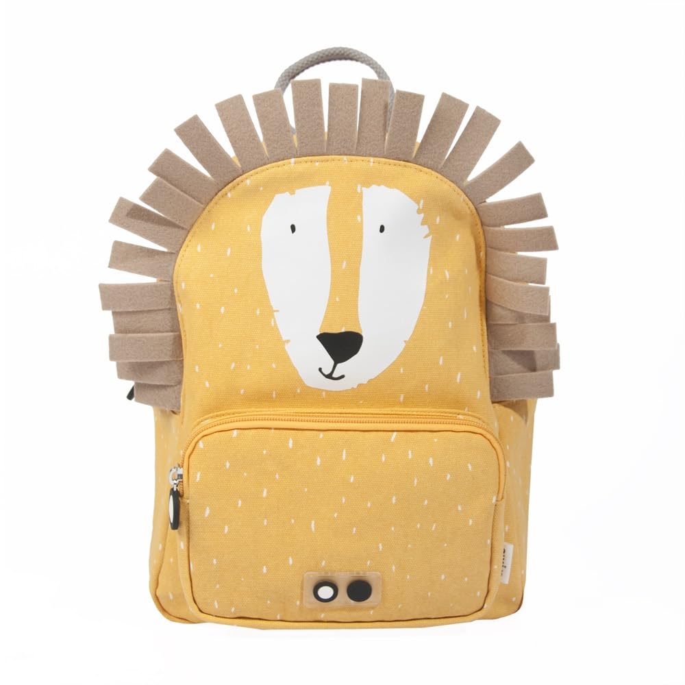 Trixie Backpack - Mr. Lion - School Bag Water Repellent - Backpack for Child - For Boys and Girls - Small Gym Bag - Yellow