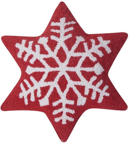 Peking Handicraft - Snowflake 14x16 Pillow - 31PK1171C16OB