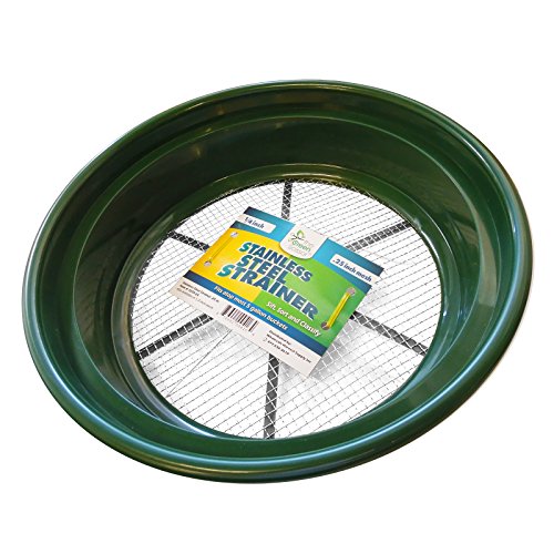 The Green Scissor Stainless Steel Strainer (.25 inch mesh)