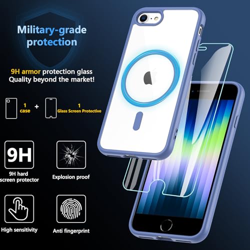 Coque antichoc iPhone SE 2020 militaire avec verre trempé