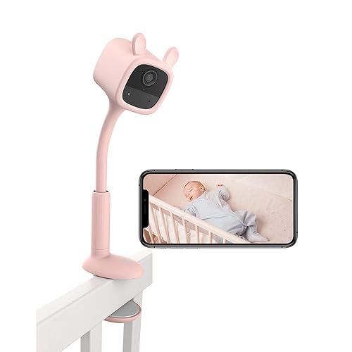 Immagine del prodotto EZVIZ BM1 Baby Monitor a batteria, Videocamera di sorveglianza Interno Wifi, Rilevamento del pianto e PIR, Visione notturna senza luce, Cameretta Neonato, per Bambini Anziani Animali, Colore rosa