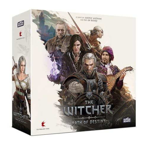 Go On Board | The Witcher Path of Destiny | Deluxe Edition | 1-5 Player Tableau-Building Card Game | Ages 14+ Game in English