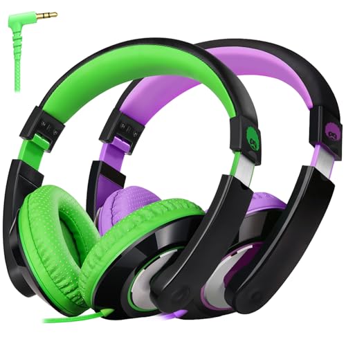rockpapa �R���t�H�[�g�L�b�Y�w�b�h�t�H�� �w�Z�p �y�� �q�� �j�̎q ���̎q �e�B�[�� �I�[�o�[�C���[�w�b�h�z�� �L�� 3.5mm CD DVD �v���[���[ �^�u���b�g �d�b ���s �u���b�N/�O���[��+�u���b�N/�p�[�v��