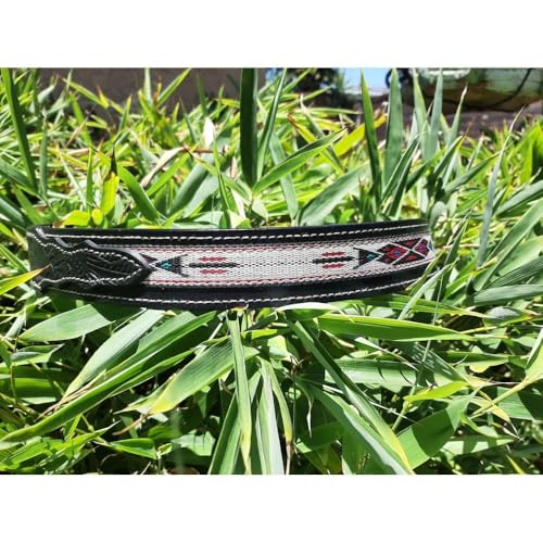 Authentic Handmade Mexican Leather Belt for Men – Western Cowboy Style with Silver Buckle2