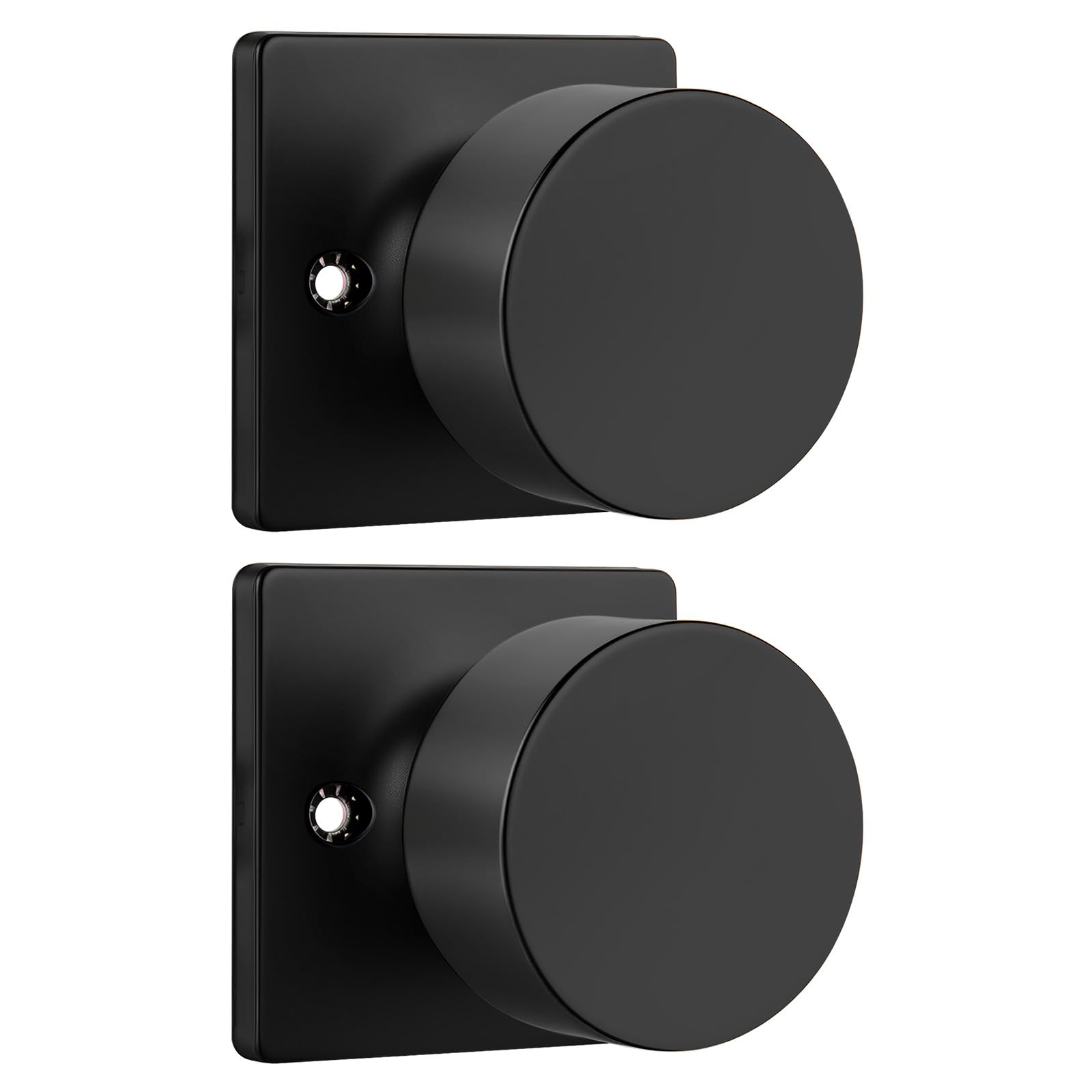 Haidms Matte Black Door Knobs - 6 Pack -18