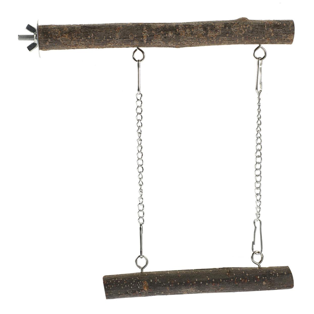 BESPORTBLE 5ensembles Perchoir pour Oiseaux Balancelle pour Perruches Et Perroquets Jouet Naturel Activité Support De pour Cage à Oiseaux Accessoire De pour Petits