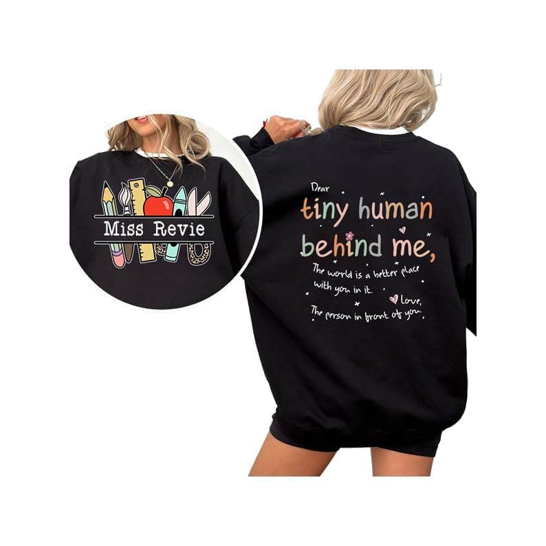 Personalized Kindergarten Teacher Shirts - First to Second Grade, Customizable