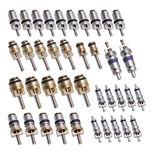 LIBAISI 102pcs / set auto A/C Air Conditioners Valve Core Remover Tool R12 en R134A Valve Core Automotive… - Image 7