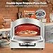 GAYAYAS Commercial Indoor Pizza Oven, Multi-Functional Indoor Pizza Manufacturer Superfast Pizza Ovens, Table Top Pizza Maker for Restaurant,Home