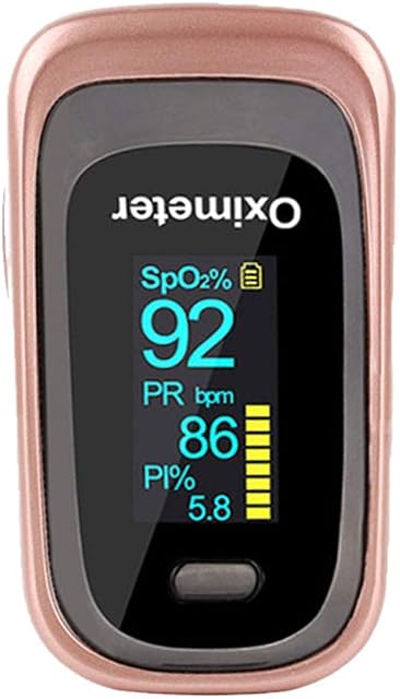 Pulse Oximeter MGcare Pro Sports and Aviation Finger-Unit Spot Check Oxygen Monitor Finger with Lanyard (Black)