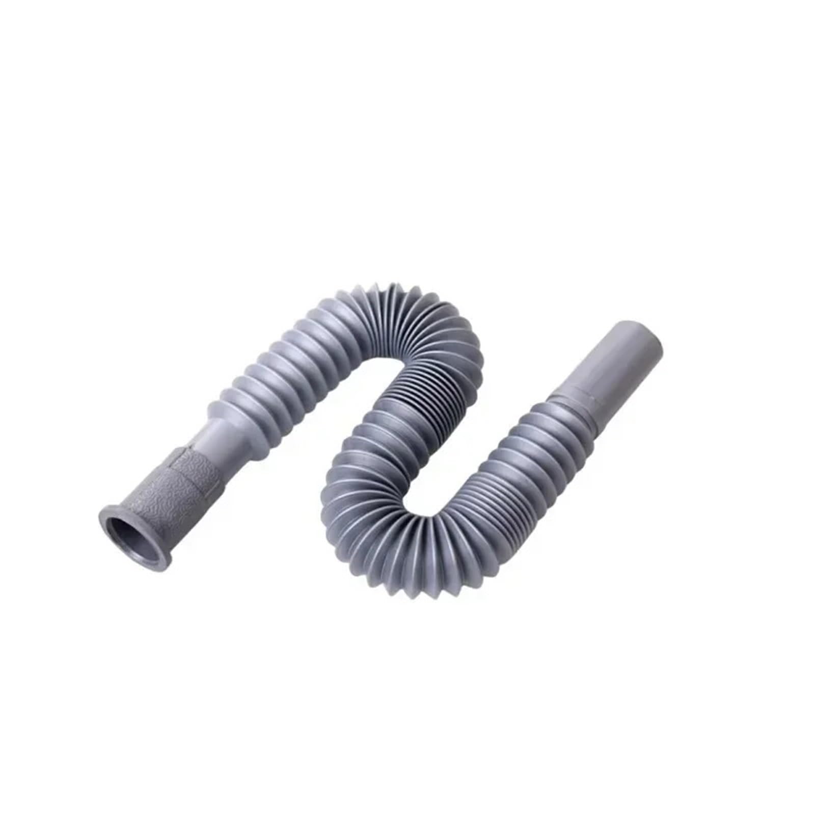 Manguera extendida de 3 piezas, enchufable y uso frecuente, engrosada, anticorrosión desodorante, for desagüe lavabo baño, tubo plástico corrugado