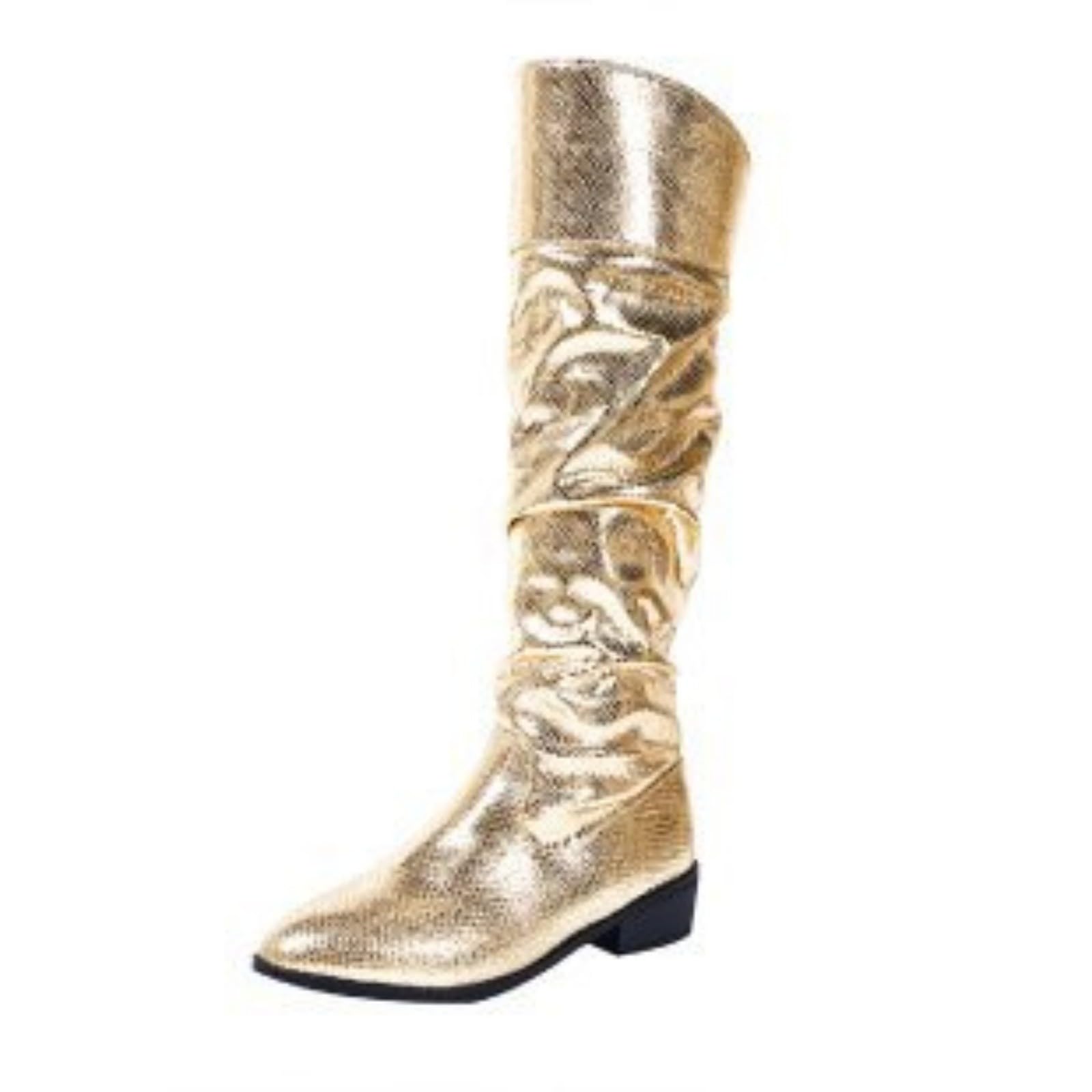 Womens Combat Boots Waterproof Leather Ladies Classic Western Boots Platform Garden Zipper