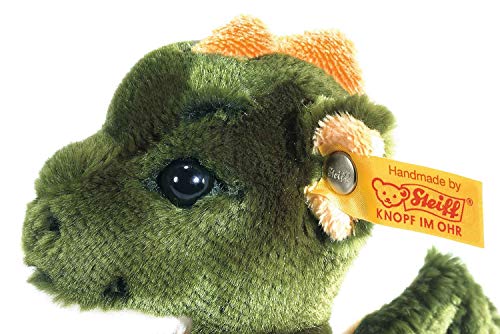 Steiff Raudi Drachenjunge - 17 cm - Kuscheltier für Kinder - Plüsch Drache stehend - weich & waschbar - grün / orange… – Bild 3