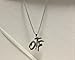 Yonghao Pavilion Hip hop OTF pendant necklace, silver stainless steel OTF chain, letter necklace, men's clothing accessories