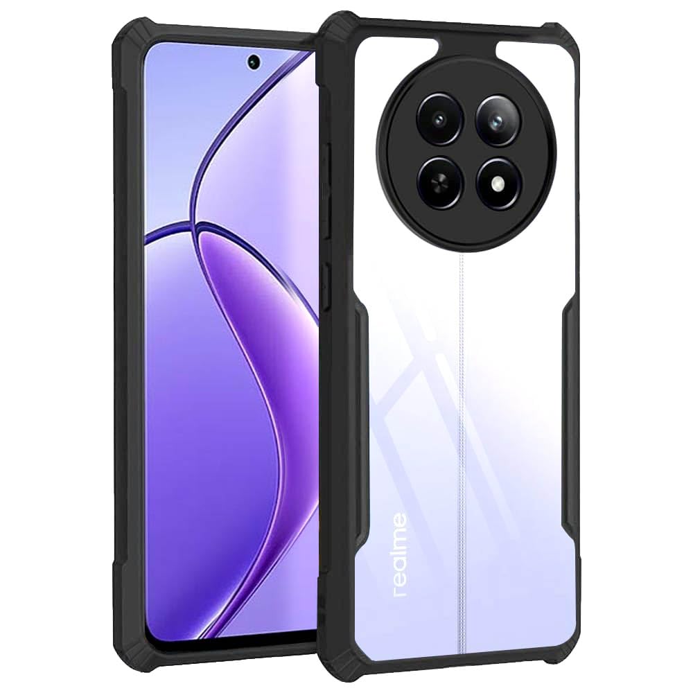 Amazon Brand - SolimoAmazon Brand - Solimo Basic Case for Realme 12, 13, 12x, C65, Narzo 70x, N65 5G (Thermoplastic Polyurethane_Black)