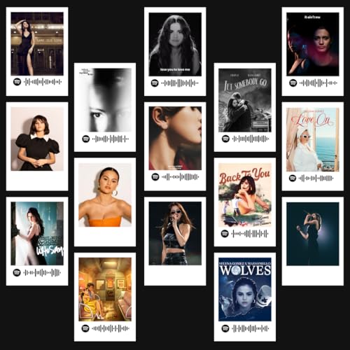 Image of Funk You Store Posters Cards Kit (Set of 15) | Anime Berserk Mini Posters Collage Kit Mini Poster Size (8 x 6 cm) Poster for Phone Accessories, Bedroom, Office, Living room, Dorm room (Selena Gomez)