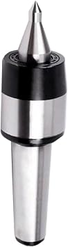 MT5 Live Center, 60 Degree Rotary Medium Duty Live Center Morse Taper Tool High-Speed Lathes Live Tailstock Center for Wood & Metal Lathe CNC Work