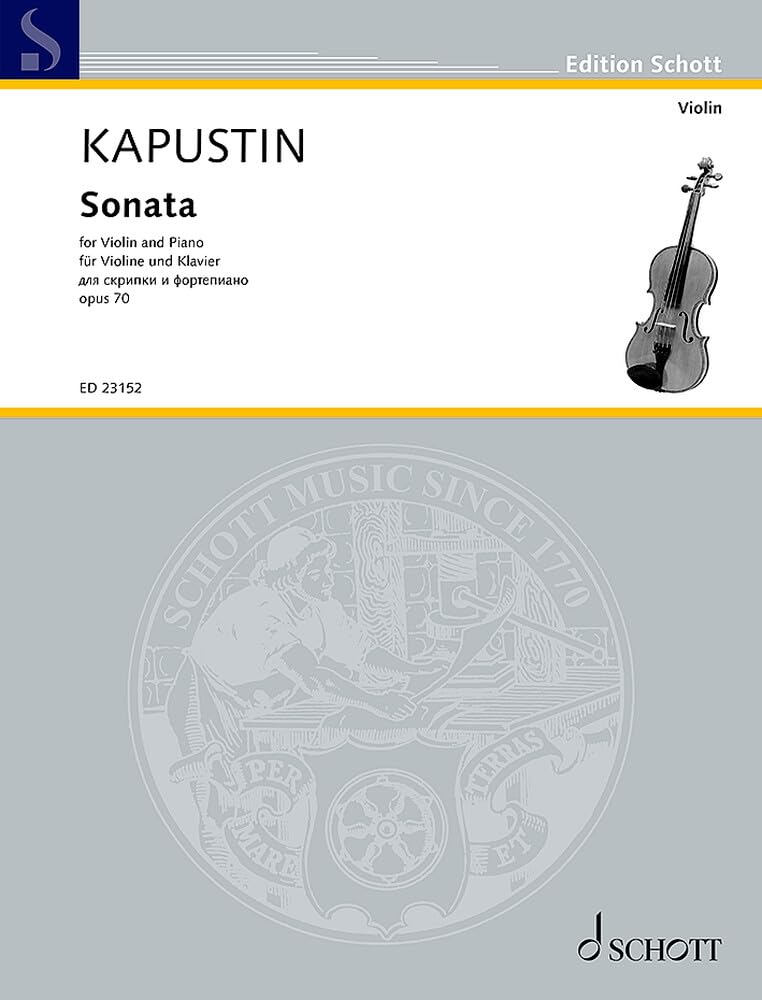 Sonata, Op. 70: for Violin and Piano      Paperback – November 1, 2019