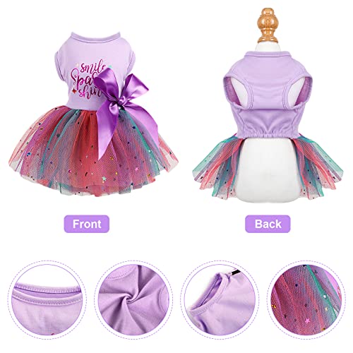 Dogs Birthday Dresses Dog Bowknot Star Dress Pet Princess Dress Dog Sundress Dog Princess Dress Puppy Summer Dress For Large Pets Dogs Cats Cute Dog Sundress Puppy Dog Princess Dresses #TOP5