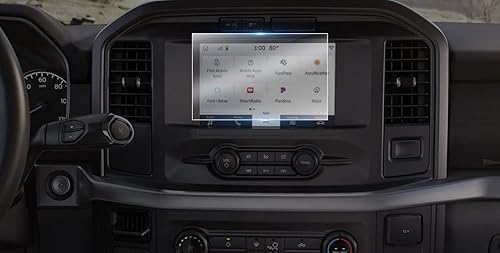Wonderfulhz - Protector de pantalla compatible con Ford F150 2021-2023, F150 Sync 4 pantalla táctil de 8 pulgadas, antirreflejos, resistente a los