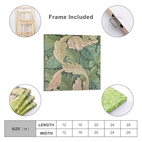 Acanthus de William Morris impression toile decorative haut de gamme - 2