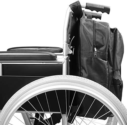 Multifunction Wheelchair Bag | Mobility Scooter Universal Backpack | Padded Rear Multi - Pocket High Quality Waterproof Storage | Pukkr