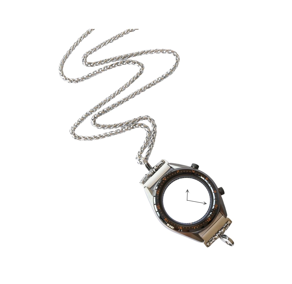AgeratumWind Stainless Necklace for Smartwatch