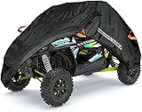 NEVERLAND UTV Cover 2-3 Seater - Heavy Duty Side by Side Cover Waterproof Outdoor Compatible with Polaris Ranger RZR Yamaha Wolverine Can-Am Defender Honda Kawasaki Teryx Textron Off Road Wildcat