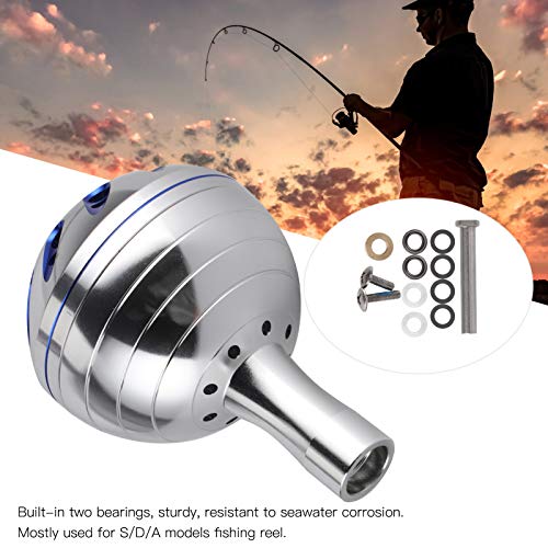 Alomejor Griffknopf für Angelrollen 1,8-Zoll-Umrüstgriff für Ganzmetall-Angelräder für S/D/A-Angelrollen – Bild 4