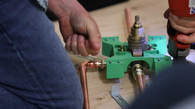 SYMMONS INDUSTRIES 7-400 Tempcontrol Thermostatic Mixing Valve, 3