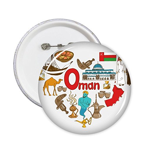 Badge Oman pour masquer un accroc de veste avec le drapeau