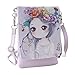 BYSTE Nuovo Bambini borsa,Mini Borsa a tracolla, Ragazze Borse del messaggero Borsa a mano Borsa per cellulare Casuale Crossbody Borse Spalla Messenger Borse per bambine della scuola elementare (E)