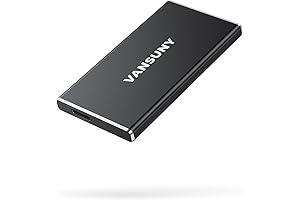 Vansuny 500GB External SSD for Laptop with Blazing Speed and Compact Design