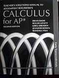 Solution Manual to Accompany Calculus for Ap* 2nd Ed