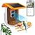 Smart Bird Feeder with Camera Outdoor: 2.5K Wild Bird Watching Video Cam Solar Powered, for Outdoor Backyard,Al Identify Auto Capture Videos, IP66 Waterproof, Unique Gifts for Nature Lover