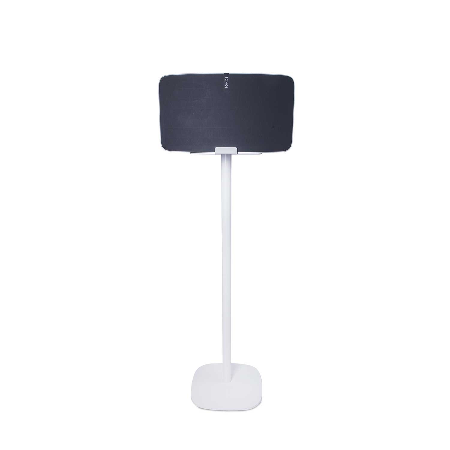 Vebos Pied d'Enceinte pour SONOS Play:5 gen 2 Blanc - Haute qualité en Une expérience optimale dans Chaque pièce - Vous Permet de Placer Vos SONOS Play 5 exactement où Vous Le Voulez