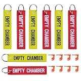 Gurtt 8er-Pack Sicherheitsfahnen für die Kammer mit 8 Schlüsselringen, orange/gelb/rot