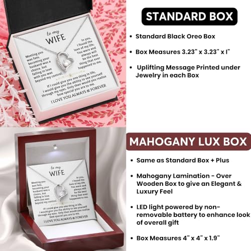 Jewelry To My Wife - The Best Thing That Ever Happened to Me, Forever Love Necklace, Gift for Her, Idea for Women, Christmas Birthday Valentine2