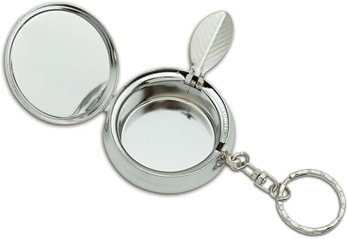 Miniatura 5 de GRAPHICS & MORE Joven bebé jirafa sentado portátil tamaño de viaje monedero cenicero llavero con soporte para cigarrillos