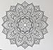 Stickers muraux Autocollants NOUVELLE affiche Mandala Unique pour les murs, décalcomanie murale Mandala, papier peint Mandala fleur, autocollant PVC bohème pour la vie de la chambre 55x55cm