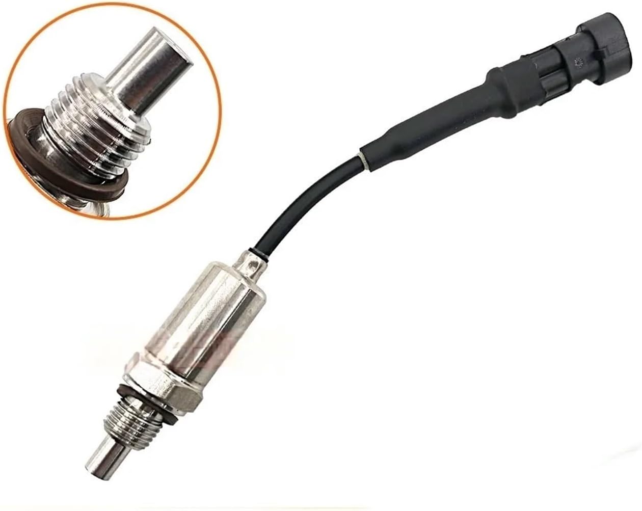 Excavator Hydraulics Oil Temperature Sensor Compatible with Models 55 60 75 135 195 205 215-8-9 Replacement Part