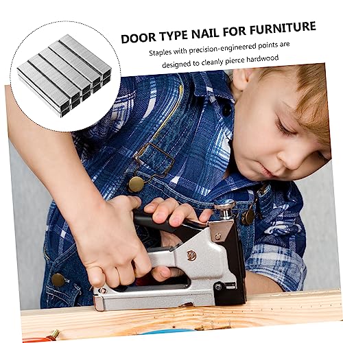 Staples tipo puerta Heavy Duty SECFOU 5000 piezas con punta biselada para muebles y marcos miniatura 2