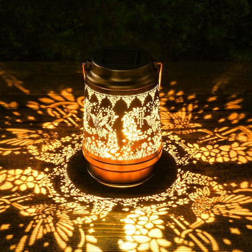 Lanterne solaire colibri déco jardin extérieur pour terrasse et balcon