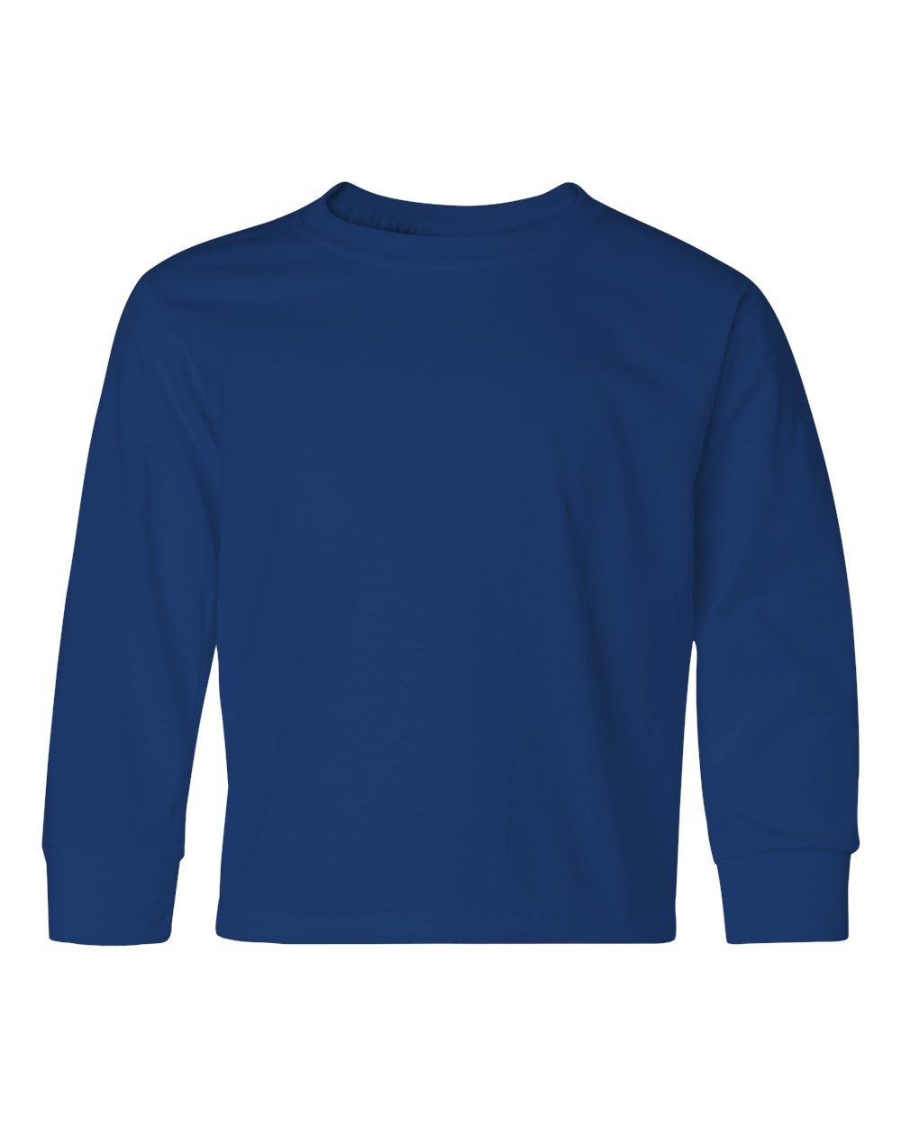 Jerzees Camiseta de manga larga de mezcla pesada (29BL), Azul Real, X-Large