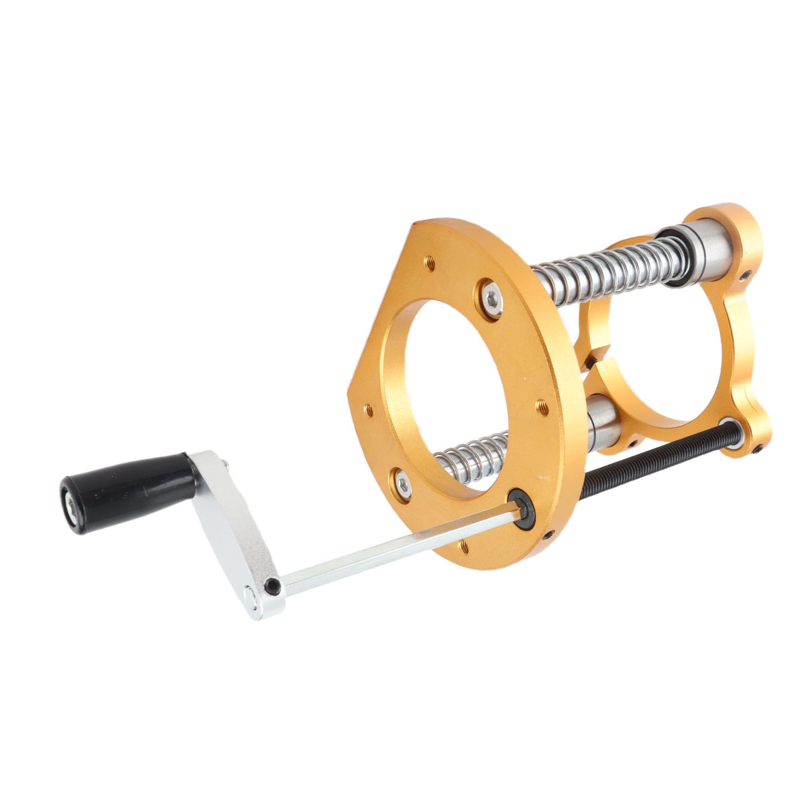 Focket Oberfräsenlift, Aluminiumlegierung, Edelstahl, Oberfräsentisch, Einsatzplatte, Hebebasis mit Griff, 65 Mm, 70 Mm, Hub, Hohe Genauigkeit, Holzbearbeitung, Oberfräsentisch-Hebesystem